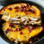 Cheddar and Bacon Turkey Melt on Sourdough