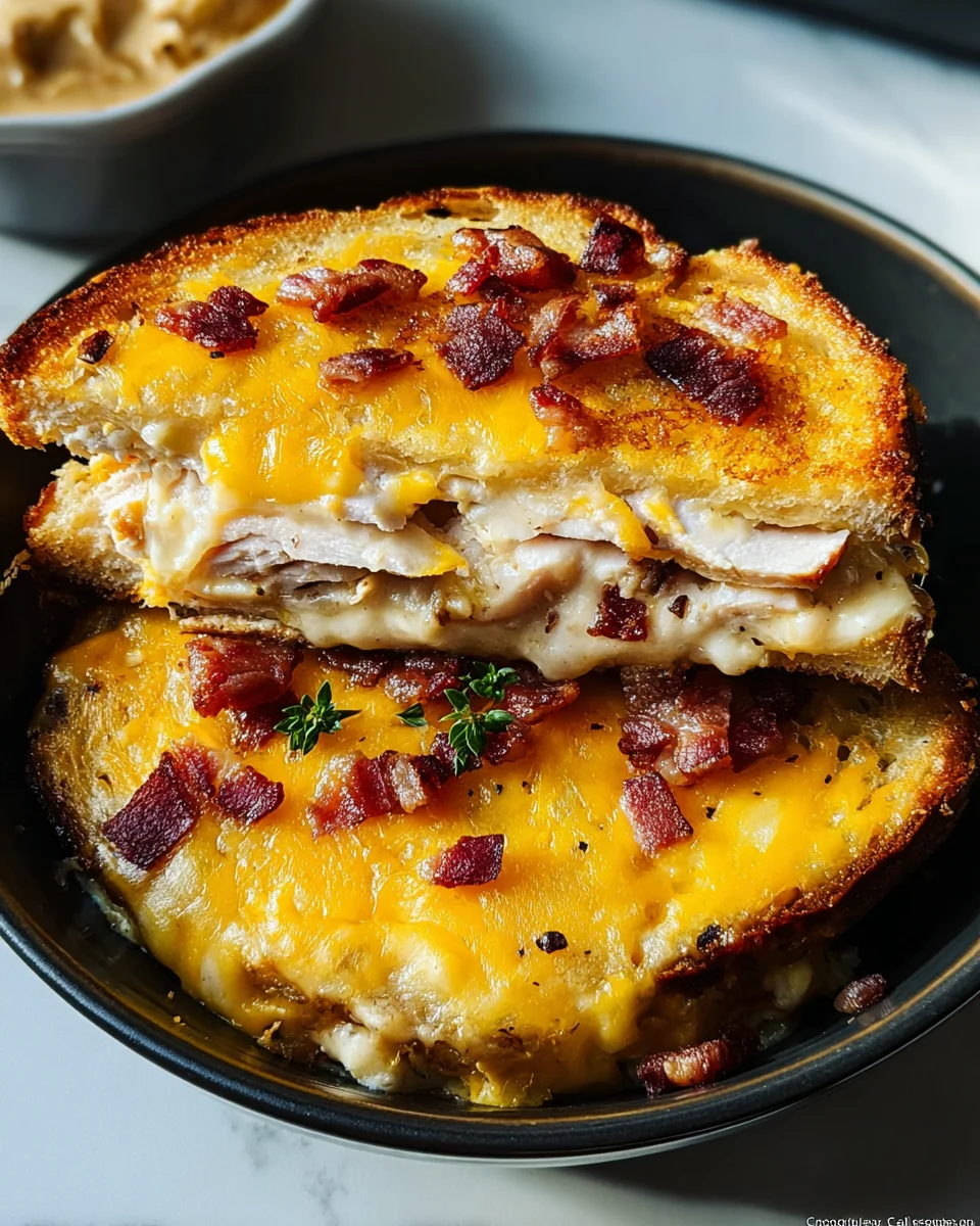 Cheddar and Bacon Turkey Melt on Sourdough 29 Cheddar and Bacon Turkey Melt on Sourdough