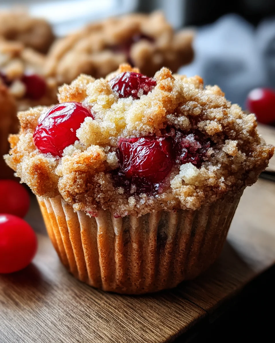 Cherry Cobbler Muffins