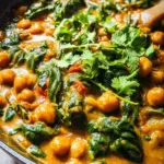 Chickpea Spinach Curry (Chana Palak Masala)
