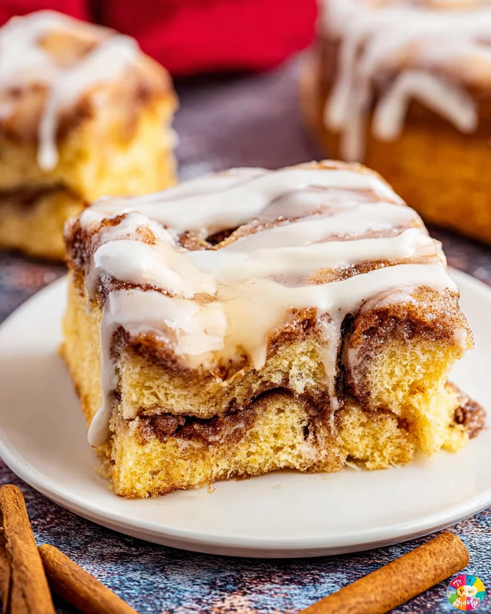 Cinnamon Roll Cake Delight