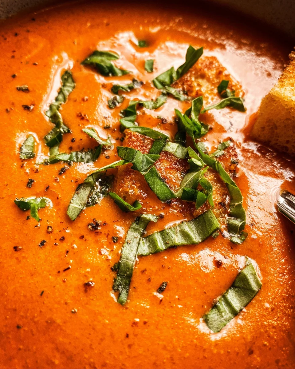 Creamy Tomato Basil Soup