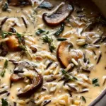 Creamy Wild Rice and Mushroom Soup