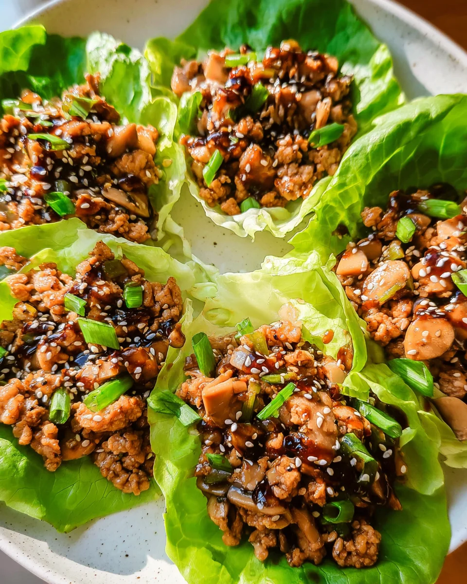 Crunchy PF Chang's Lettuce Wraps