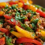 Ground Turkey and Peppers