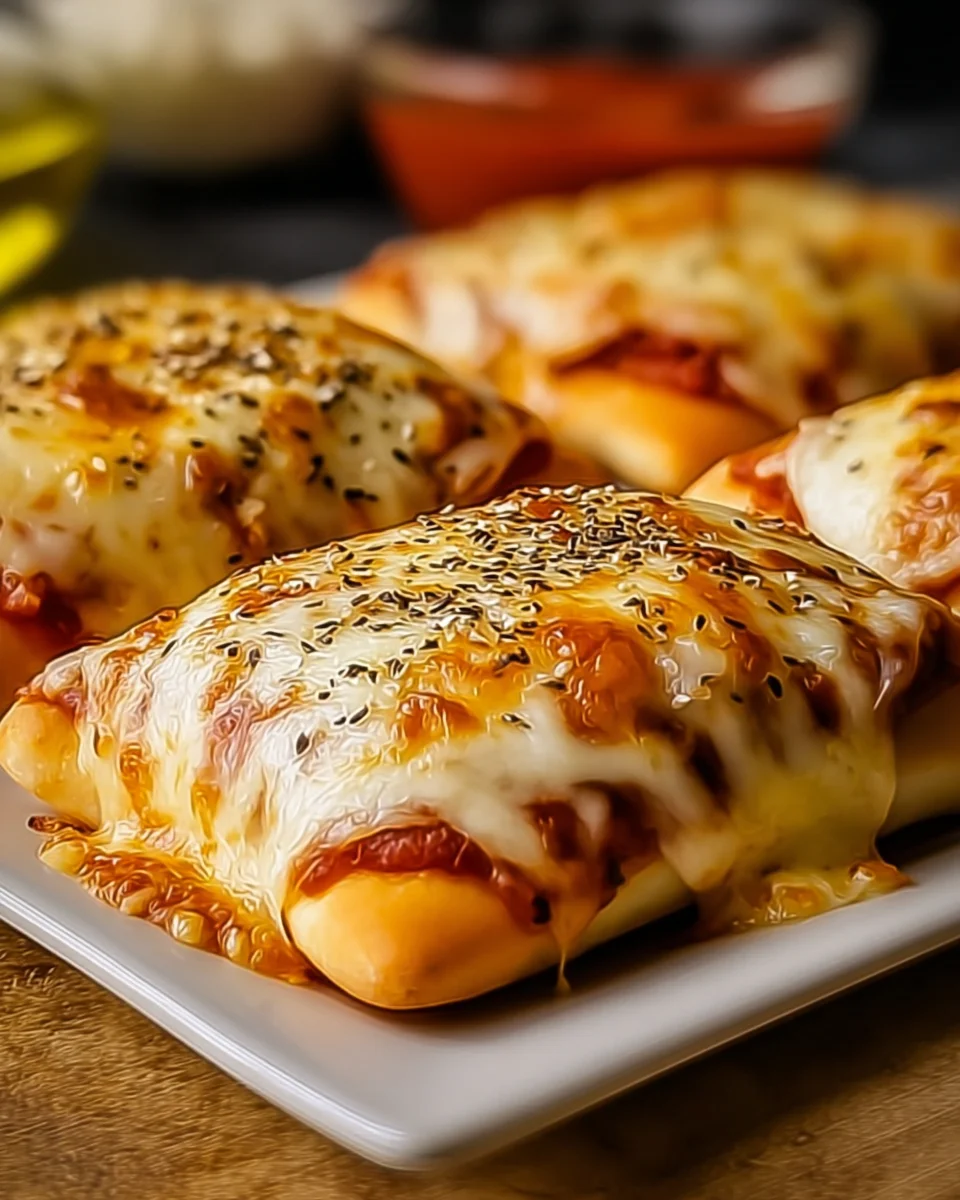 Homemade Easy Cheesy Pizza Pockets