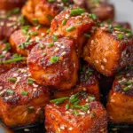 Honey Garlic Salmon Bites