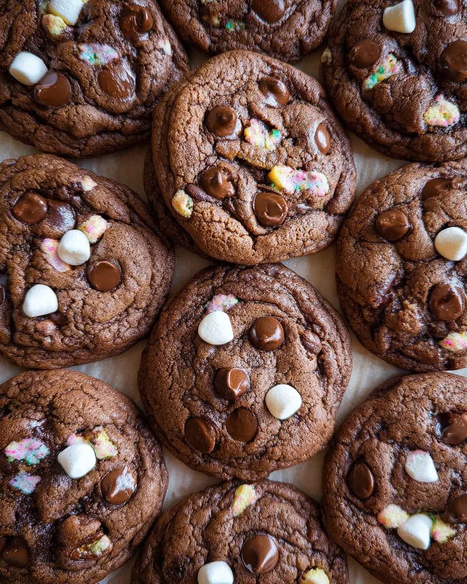 Hot Chocolate Cookies