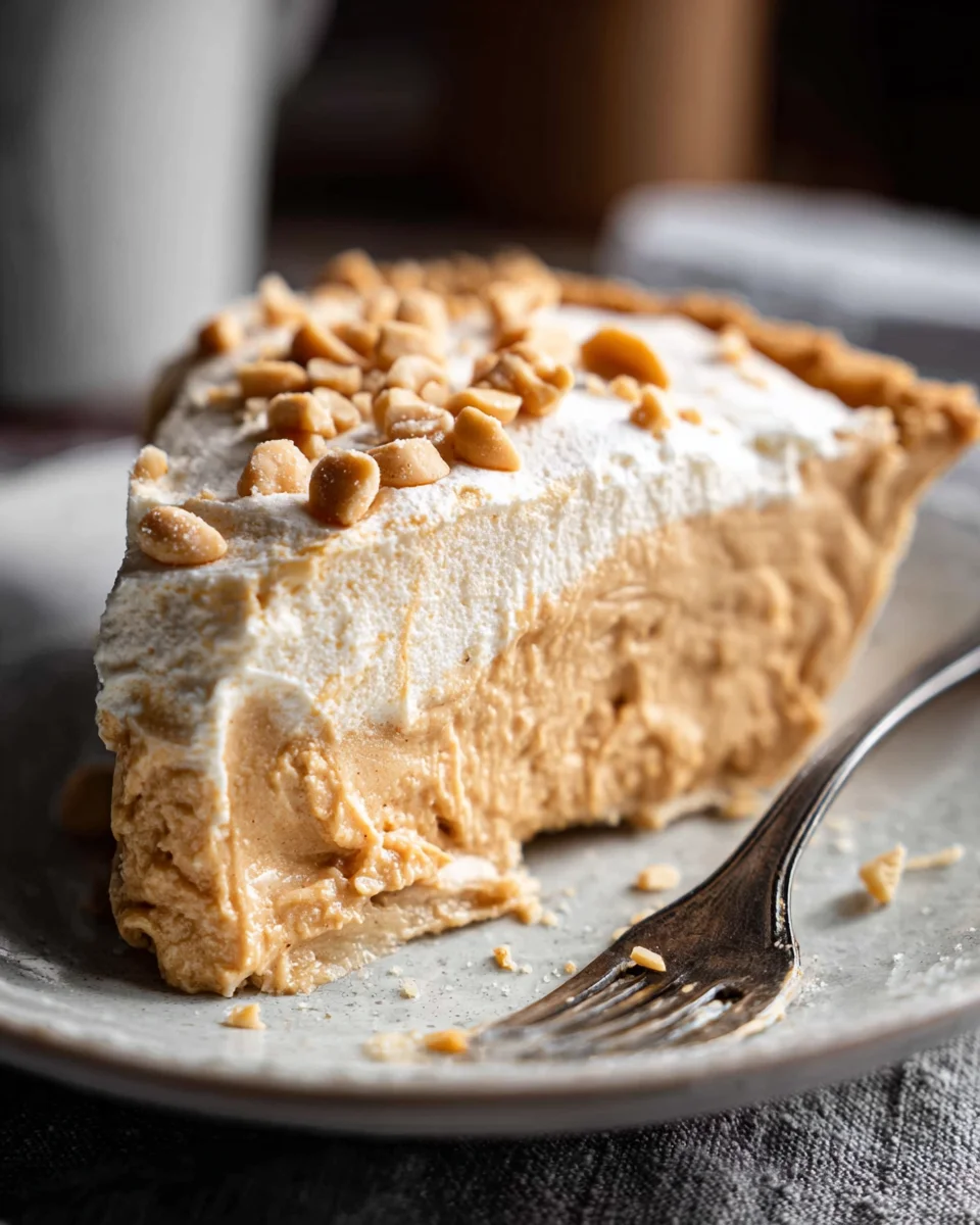Old Fashioned Peanut Butter Pie