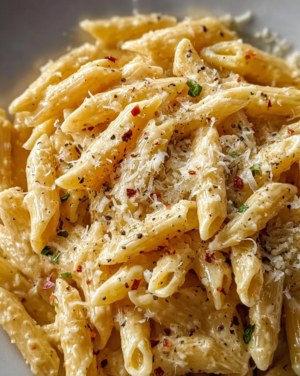 One Pot Creamy Garlic Pasta (Just 20 Minutes!)