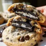 Oreo Stuffed Chocolate Chip Cookies