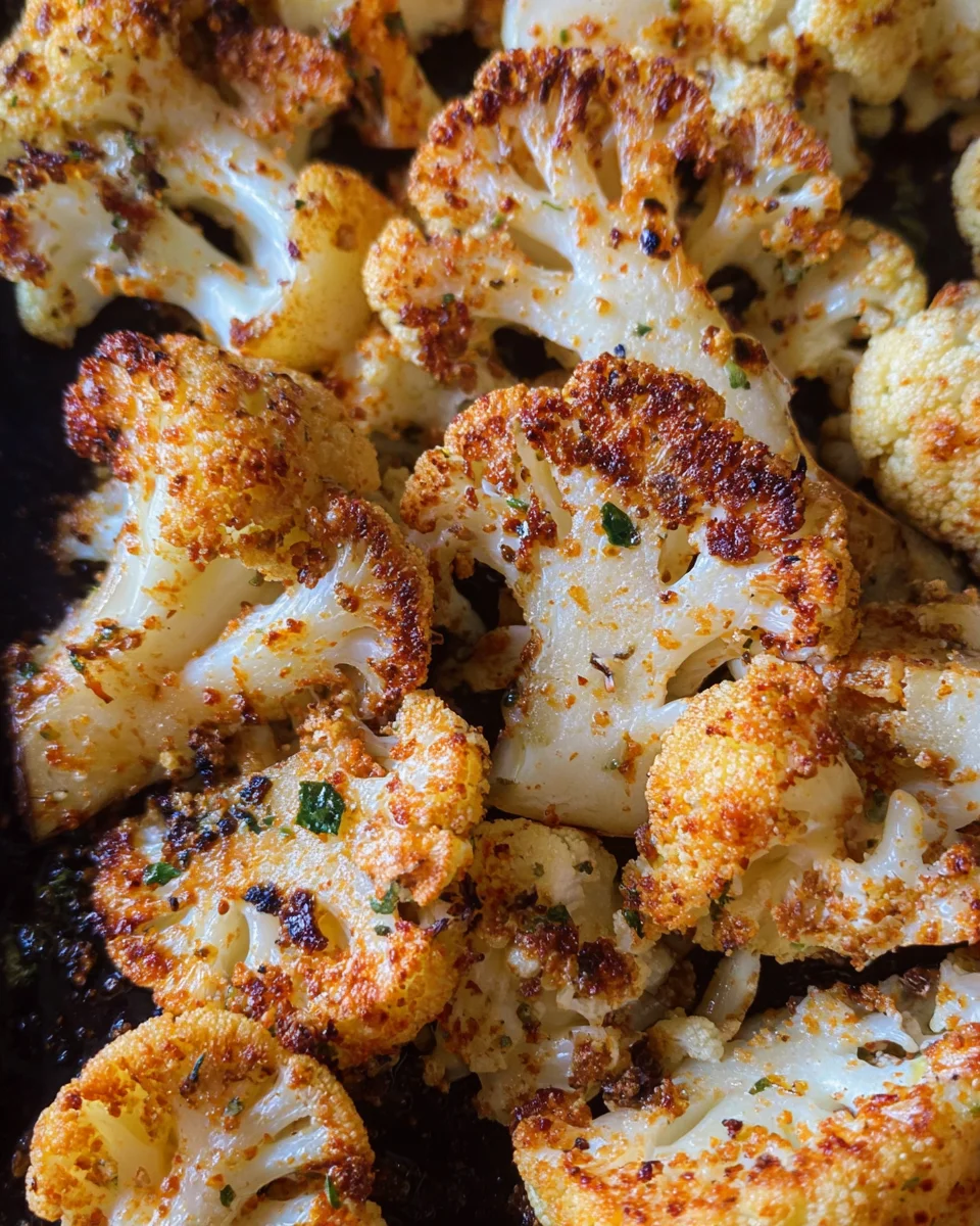 Oven Roasted Cauliflower Recipe