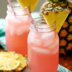 Pineapple Pink Lemonade Party Drink