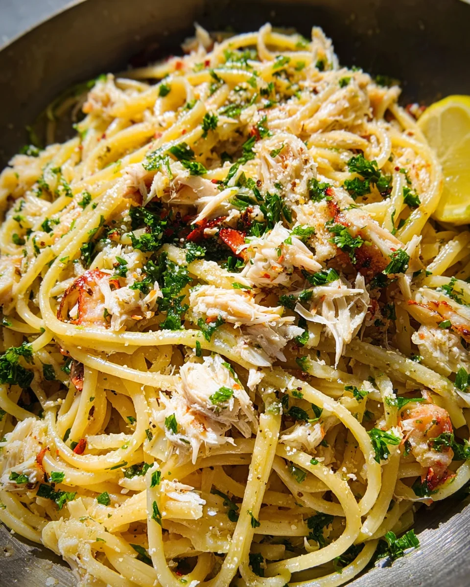 Quick and Delicious Crab Linguine