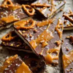 Sea Salt Caramel Pretzel Bark