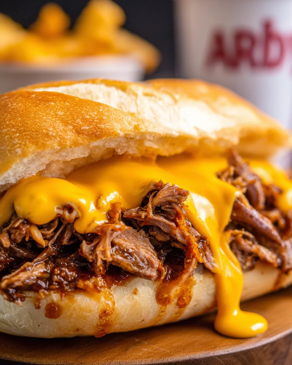 Slow Cooker Beef and Cheddar Sandwiches 19 Slow