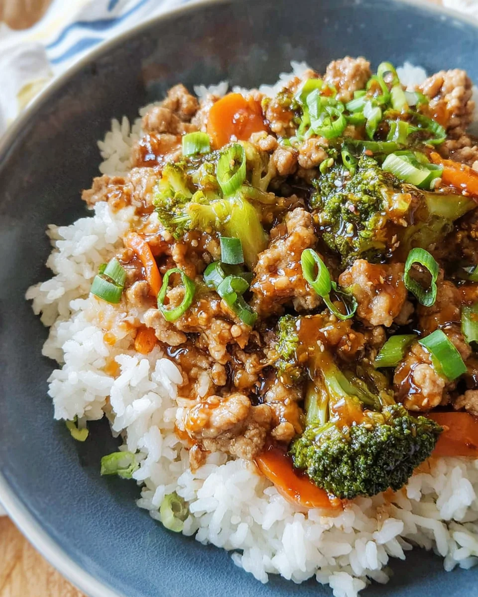 Teriyaki Turkey Rice Bowl 30 Teriyaki