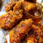 Baked Crunchy Hot Honey Chicken
