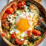 Baked Feta Eggs