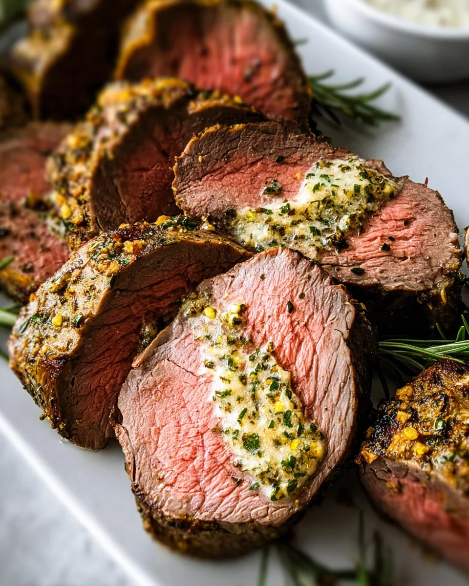 Beef Tenderloin Roast (Herbed Garlic Butter) 22 Beef