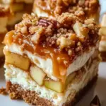 Caramel Apple Cheesecake Bars