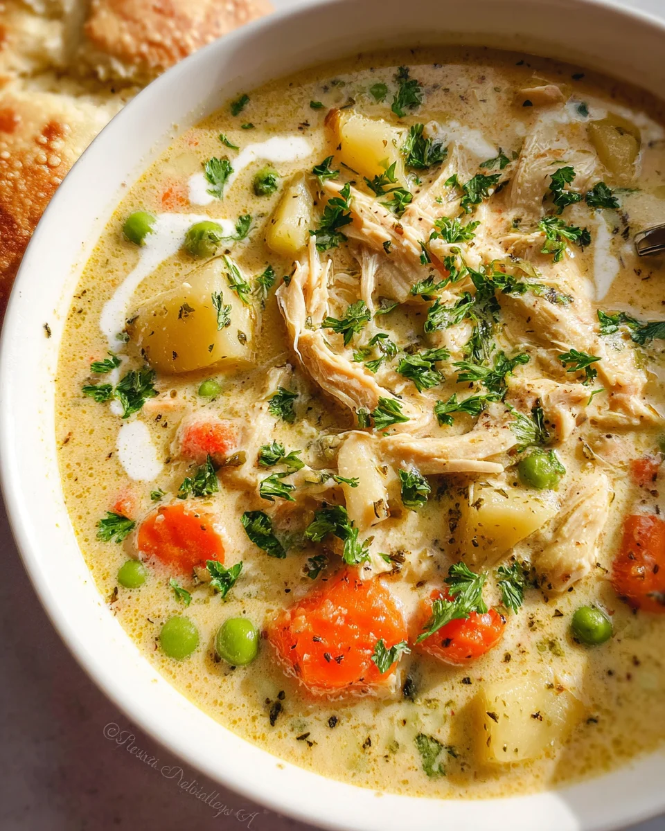 Chicken Pot Pie Soup Recipe
