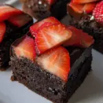 Chocolate Covered Strawberry Brownies