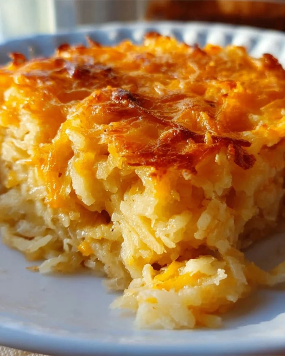 Copycat Cracker Barrel Hashbrown Casserole