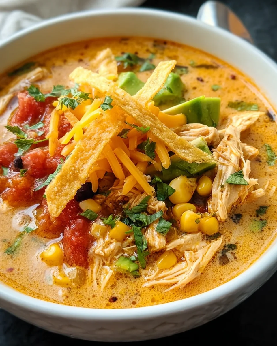 Creamy Chicken Tortilla Soup 21 Creamy