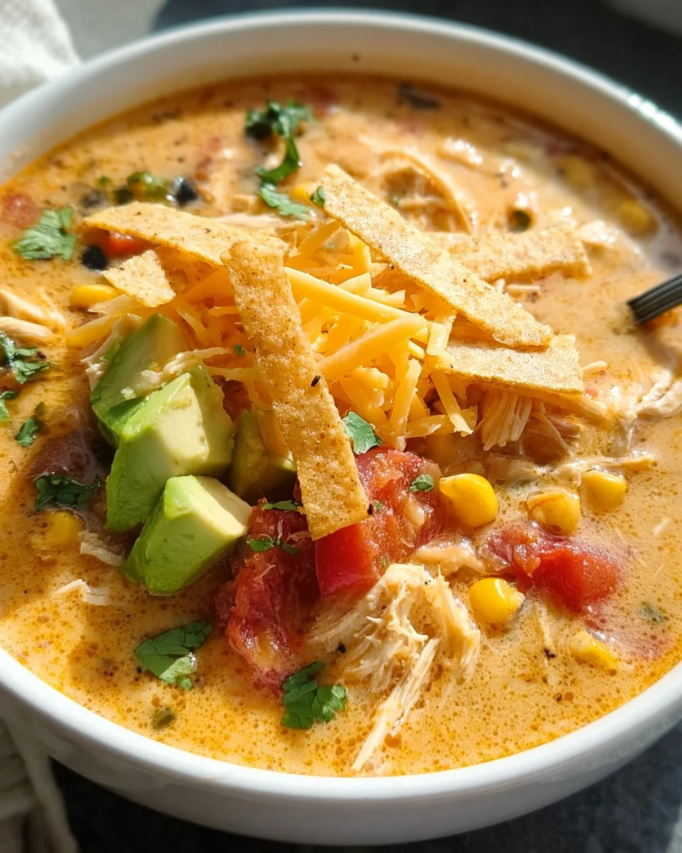Creamy Chicken Tortilla Soup 22 Creamy
