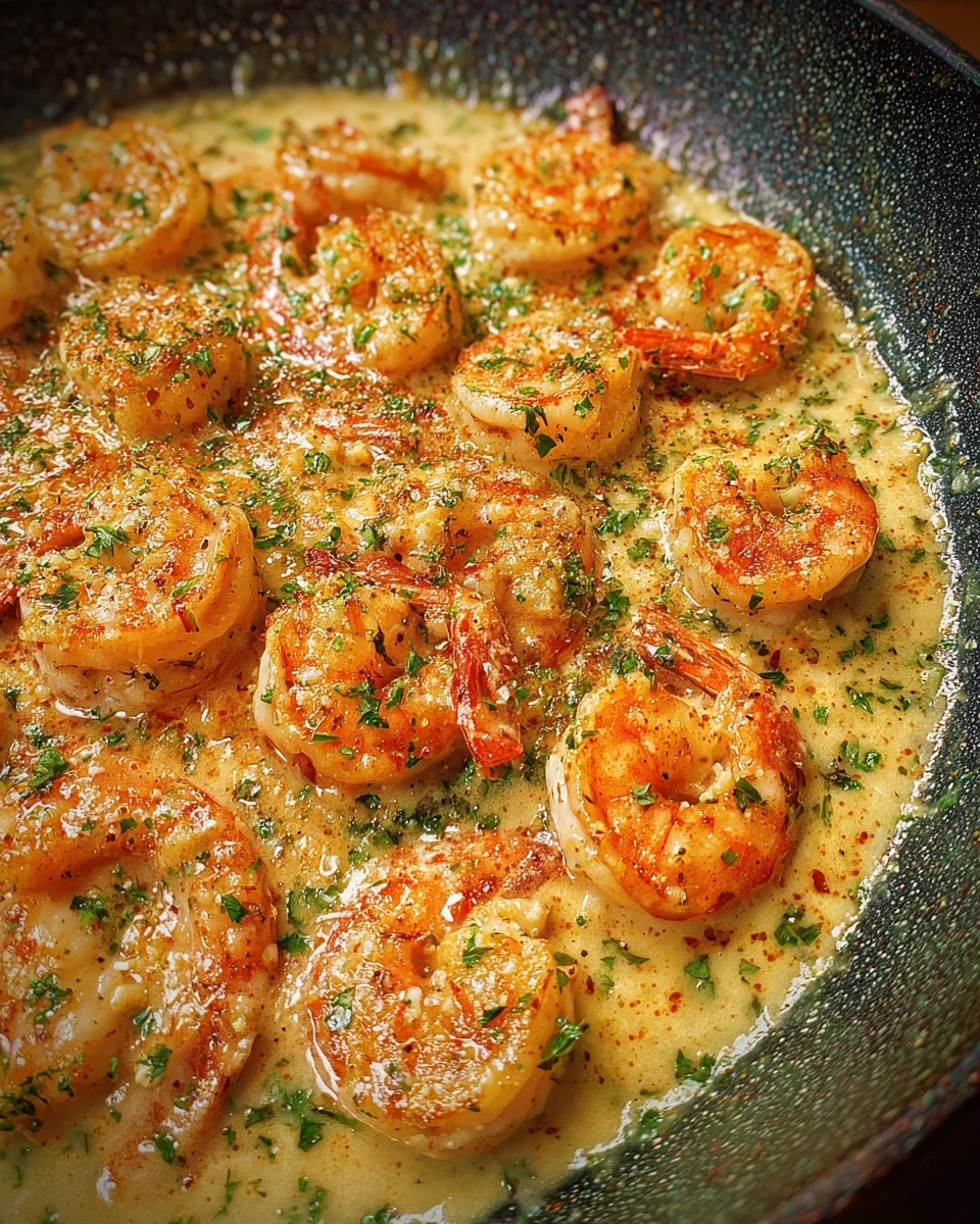 Creamy Garlic Shrimp