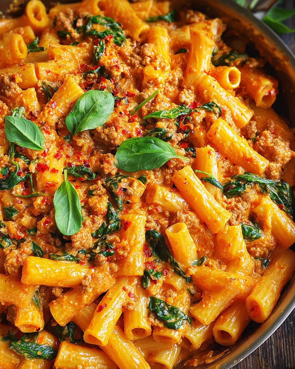 Creamy Sausage Rigatoni (One-Pan, 30-Minute Meal)