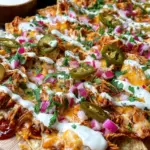 Easy Sheet Pan BBQ Chicken Nachos