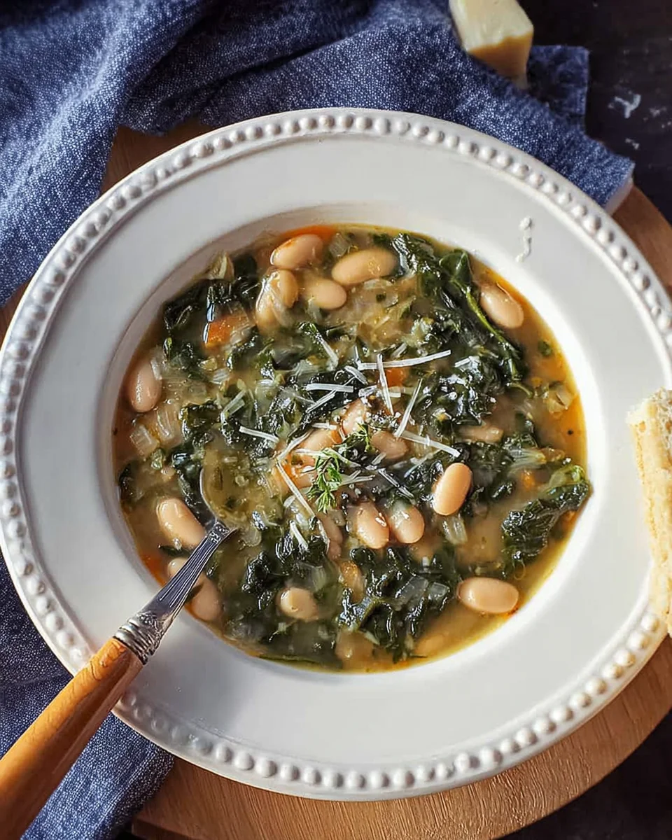 Easy White Bean Spinach Soup Recipe