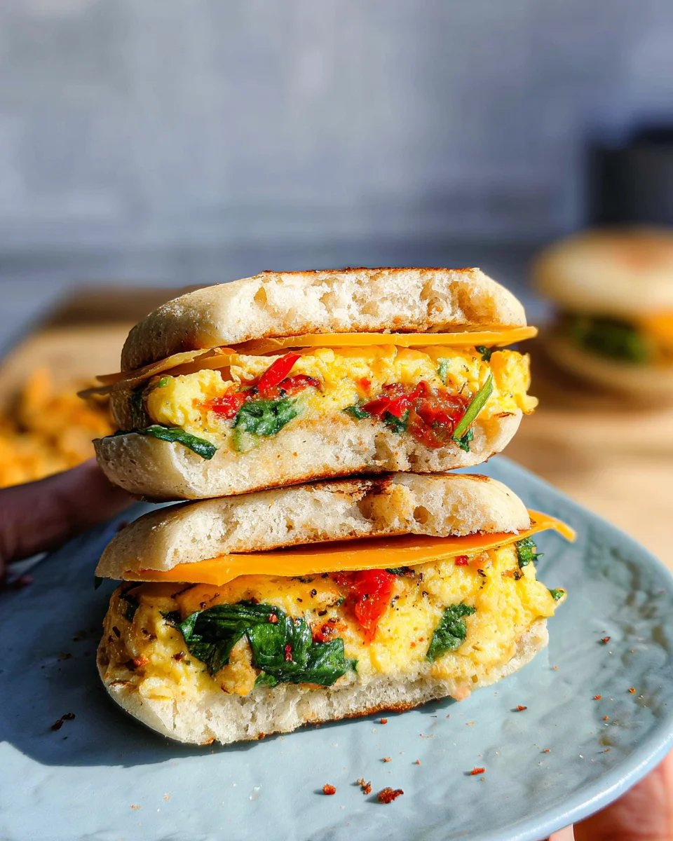 Freezer Friendly Breakfast Sandwiches