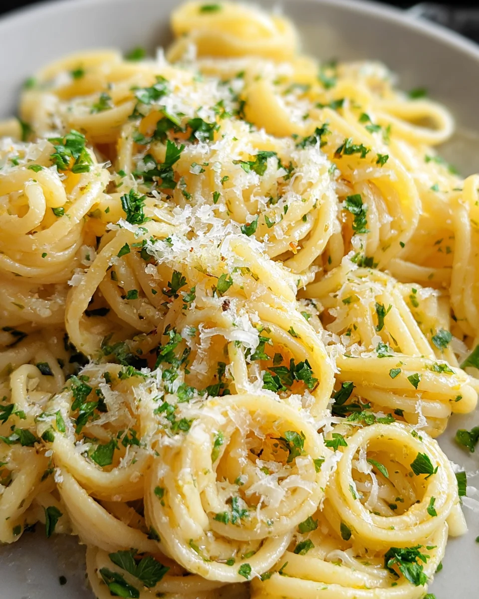 Garlic Buttered Noodles Recipe