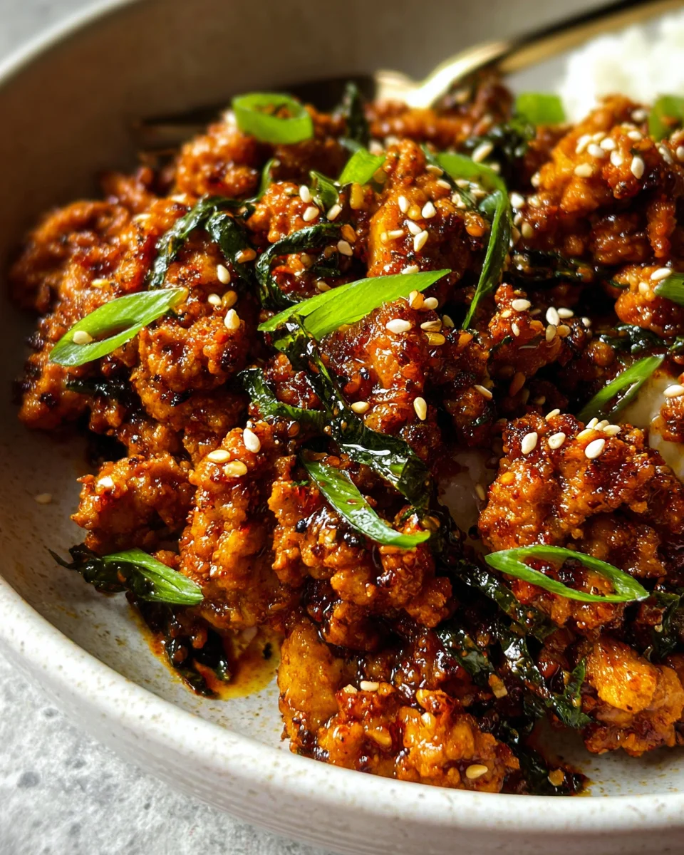 Ground Turkey Recipe (Korean-Style)