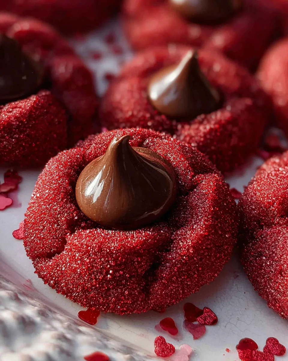 Hershey's Red Velvet Blossoms