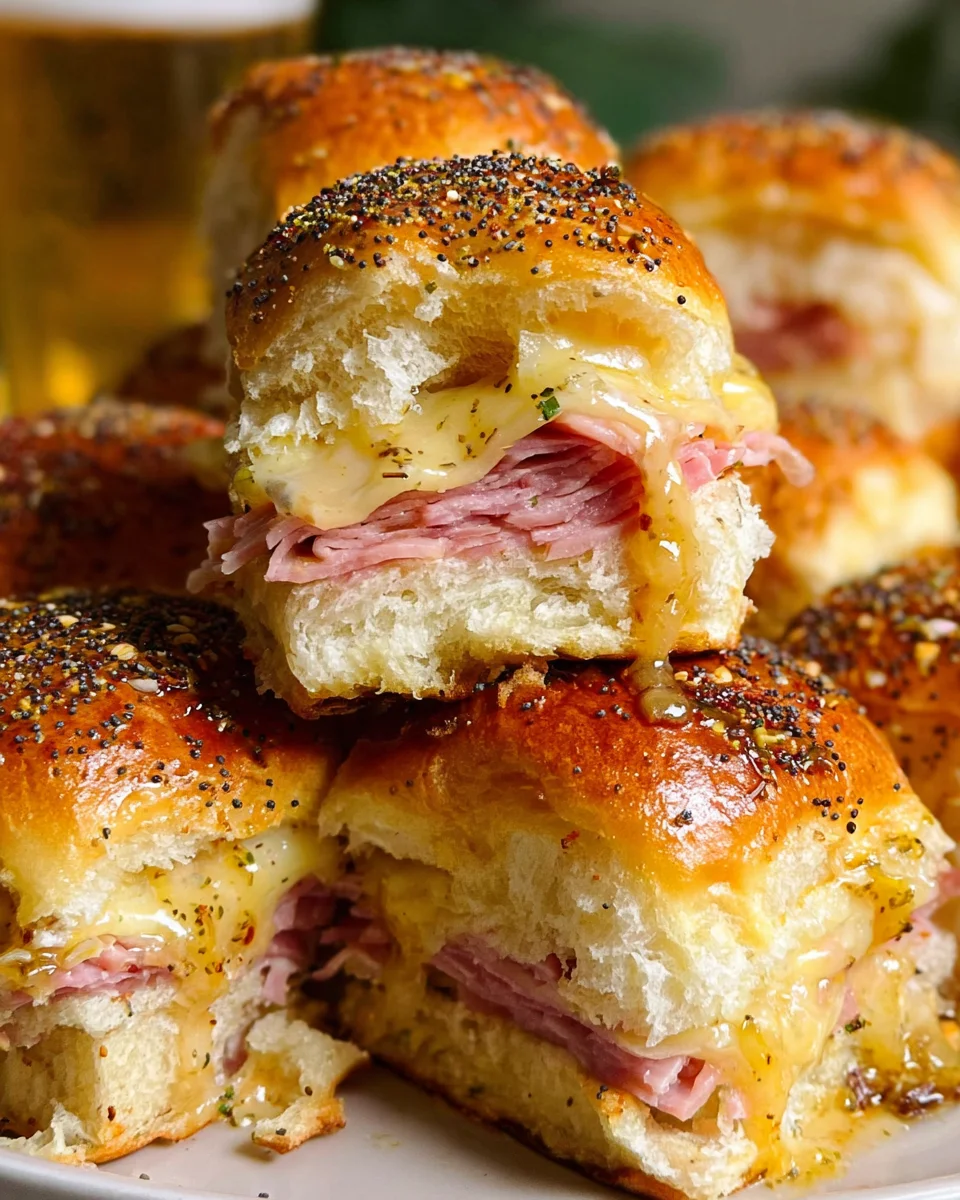 Hot Ham and Cheese Sliders