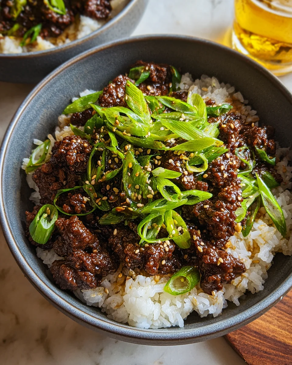 Korean Beef Bowl 18 Korean