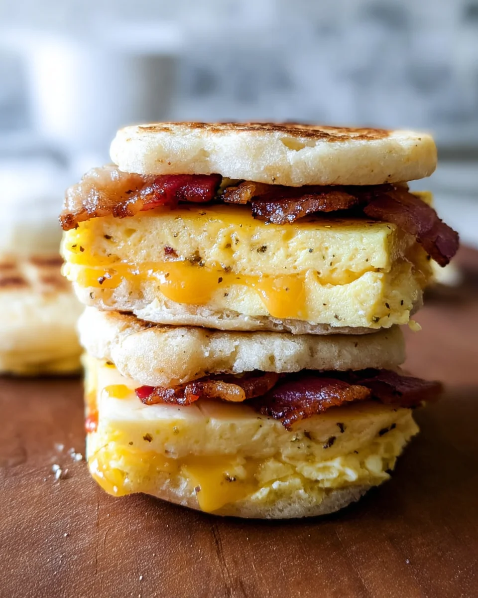 Make Ahead Breakfast Sandwiches