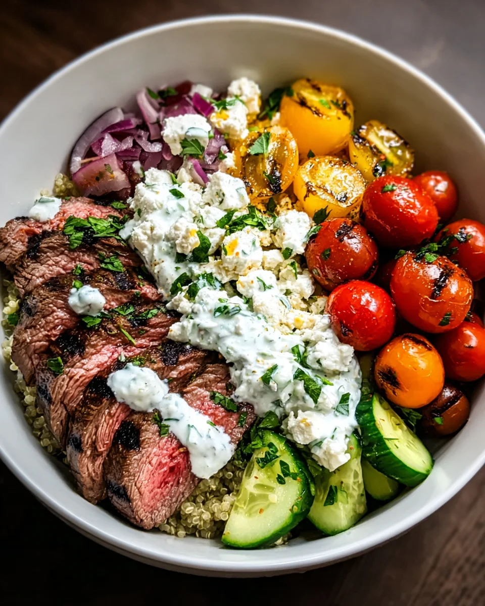 Mediterranean Steak Bowl Recipe 17 Mediterranean