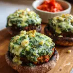 Portabella Veggie Burger Mushroom Melts