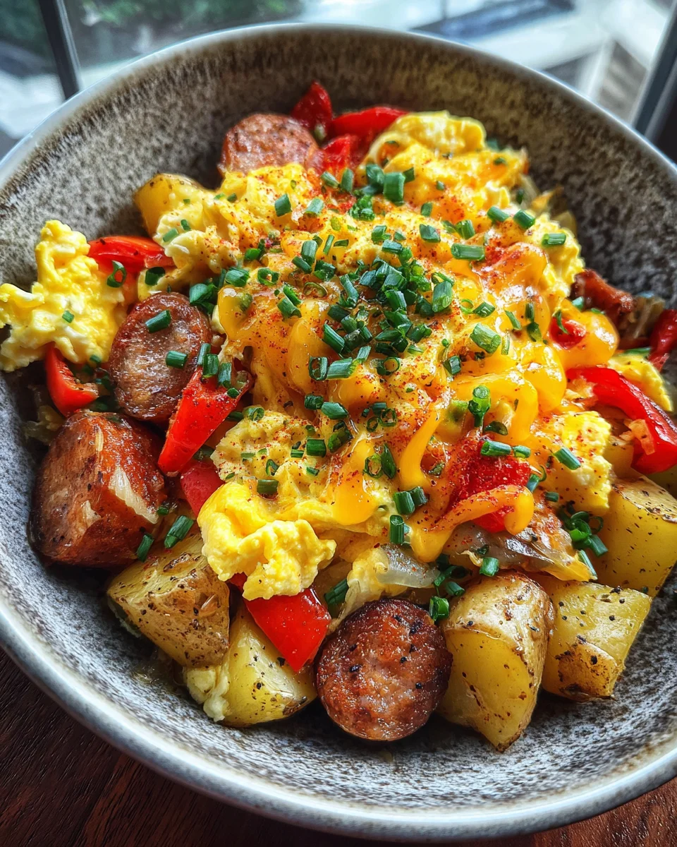 Sausage and Potato Meal Prep Breakfast Bowls