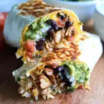 Seven Layer Chicken Burritos