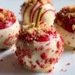 Strawberry Shortcake Candy Apples