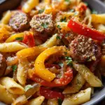 Sweet Pepper & Sausage Pasta