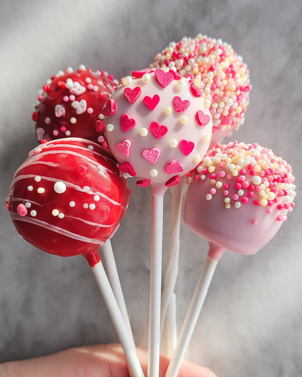 Valentine's Day Oreo Pops