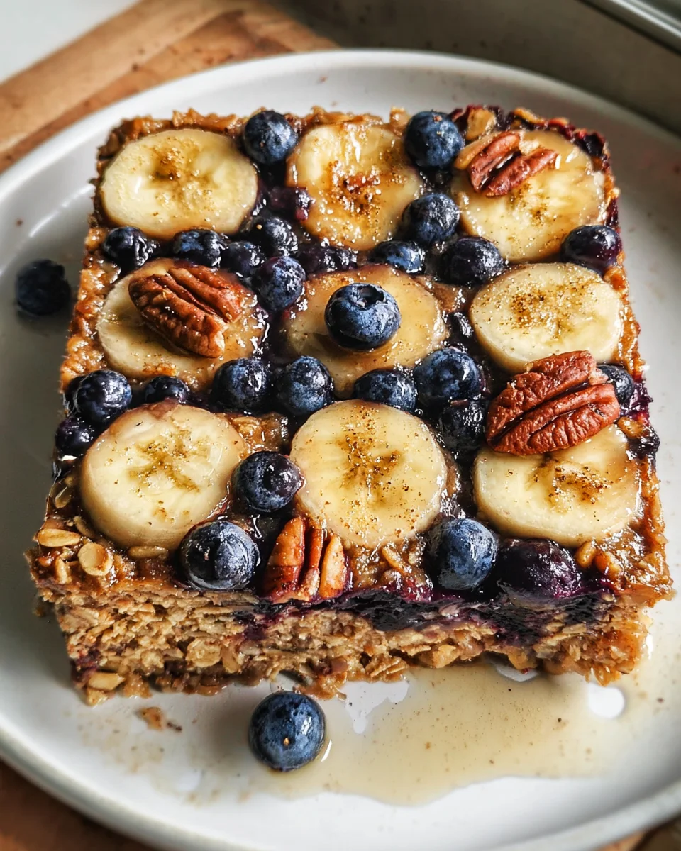 Wholesome Baked Oatmeal with Applesauce (Vegan)