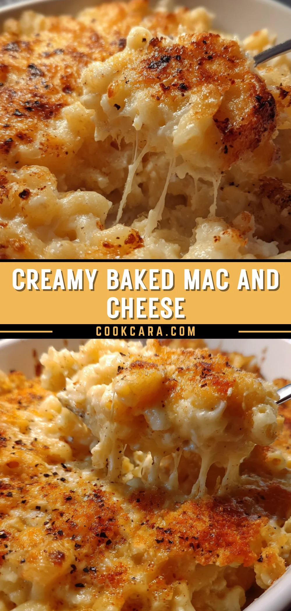 Creamy Baked Mac And Cheese 21 Pinterest Hidden Image